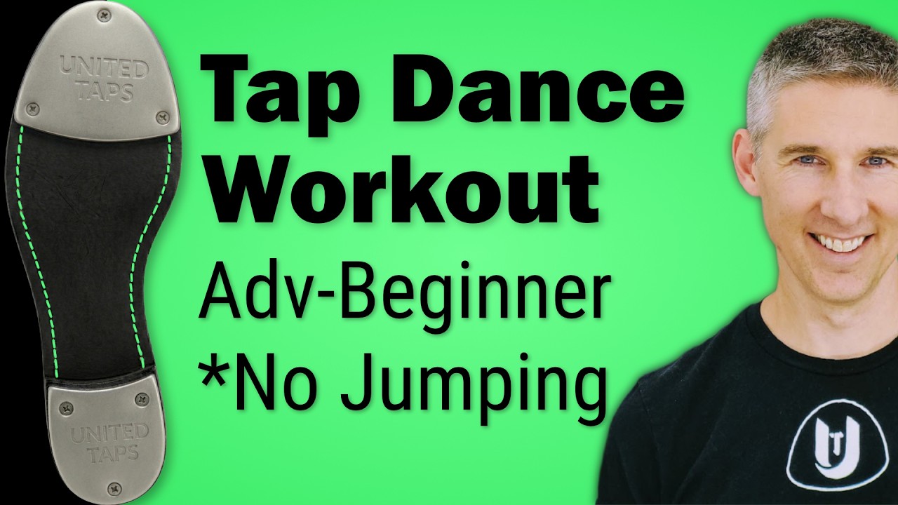 Advanced Beginner Tap Dance Workout (No Jumping) - 2024  New Year