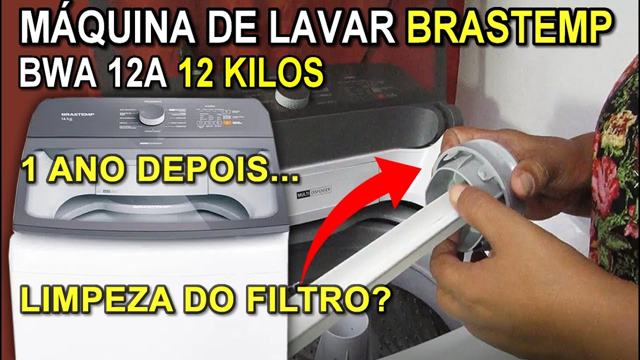 LIMPEZA E FUNCIONAMENTO DA MAQUINA DE LAVAR BRASTEMP BWA 12A, RESPONDENDO PERGUNTAS #MAQUINADELAVAS