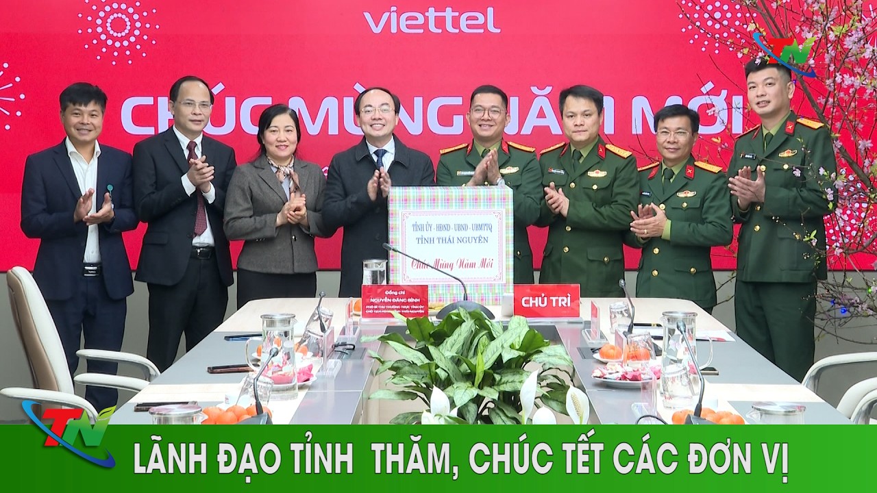 Lãnh đạo tỉnh  thăm, chúc Tết các đơn vị