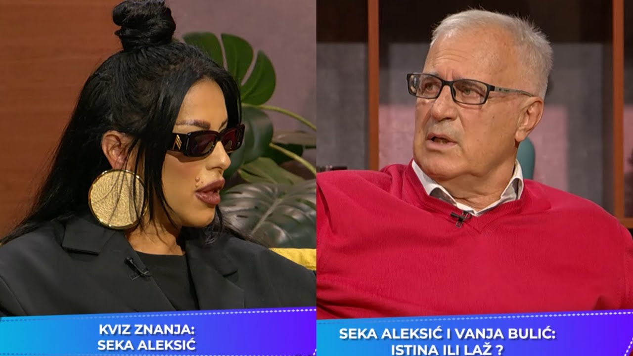 DOBRO VECE -Šok u emisiji! Vanja Bulić dobio pitanje o Ceci i Arkanu, a Seka Aleksić je uradila ovo!