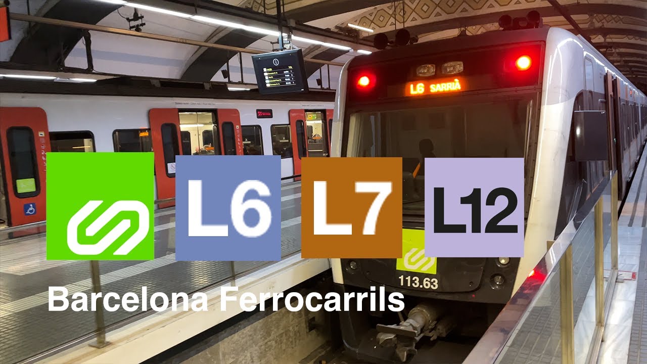 Barcelona Ferrocarrils | L6 L7 L12 | Week 01 2024 | 1 Jan  - 7 Jan 2024 | 4K