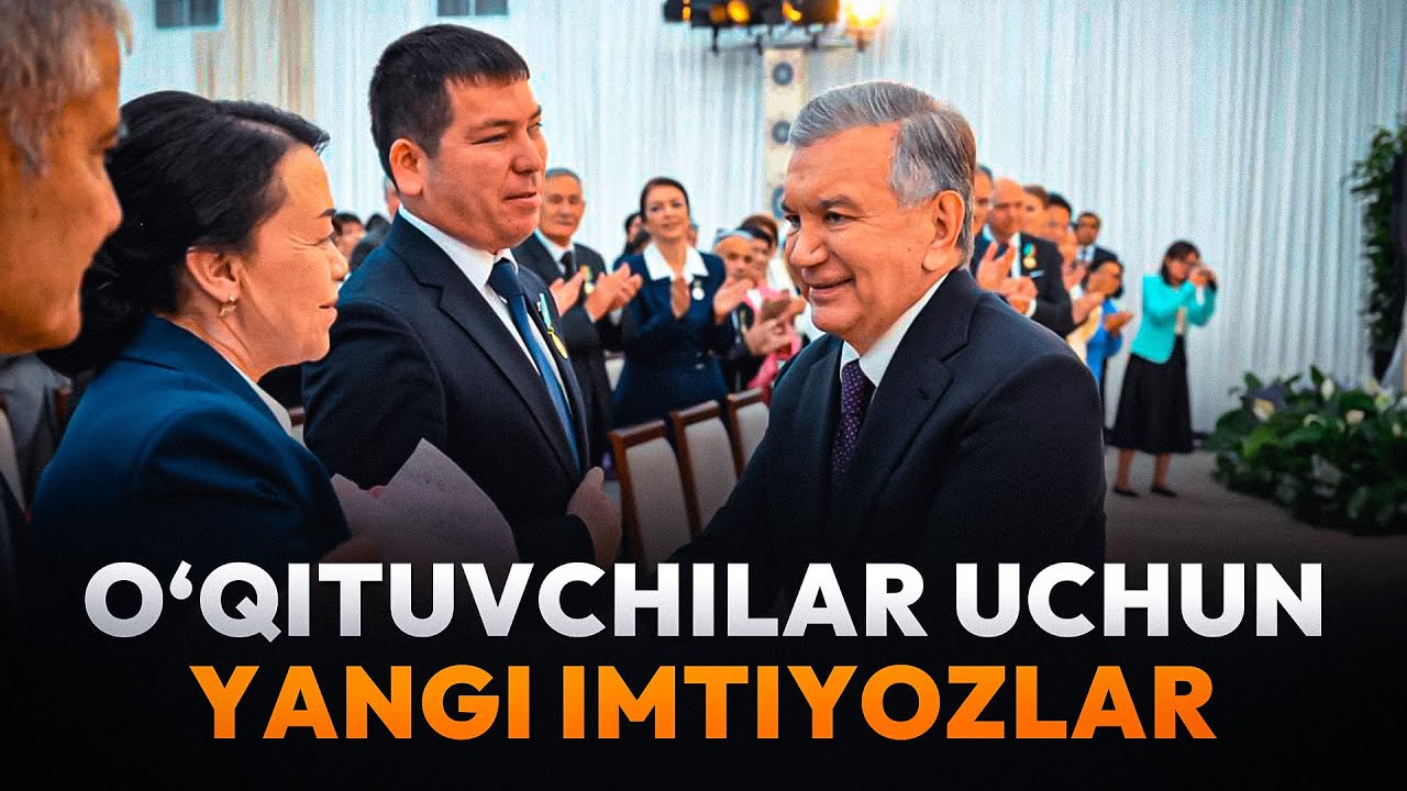 Ipoteka krediti, sertifikat uchun ustama. Prezident pedagoglar uchun yangi imtiyozlarni e’lon qildi