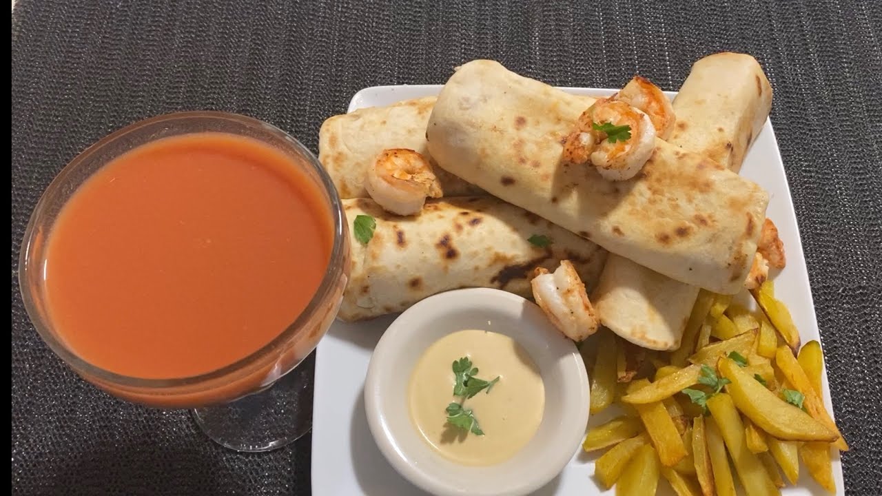 Shrimp shawarma Aad umacaan😋(shrimp shawarma recipe)