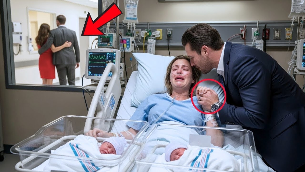 CEO abandoned Pregnant Wife's Final Hours For Mistress— His Billionaire Enemy Became Step Twins'