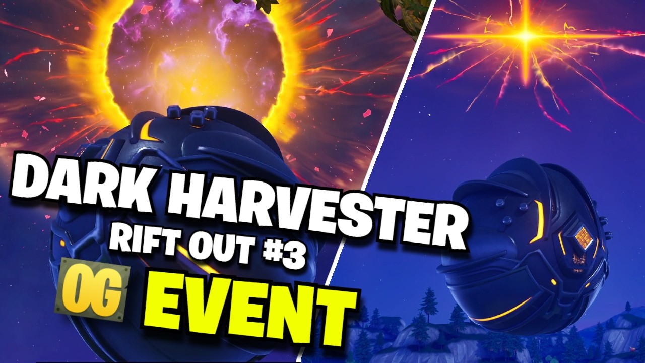 Fortnite | CH7S2 DARK HARVESTER LEAVES OG LIVE EVENT - HD Cinematic