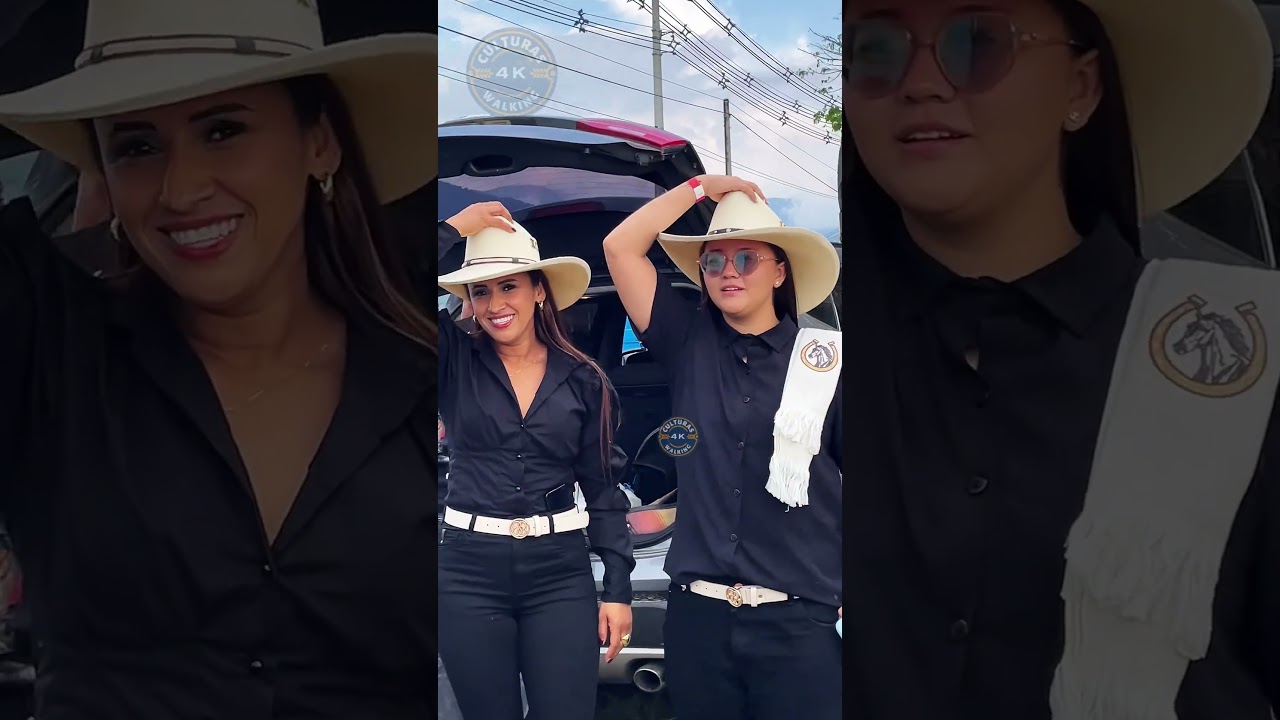 🐴Красавицы-ковбои: стиль и элегантность среди лошадей 🇨🇴 #culturas4k #horses #ladies #usa #mexico
