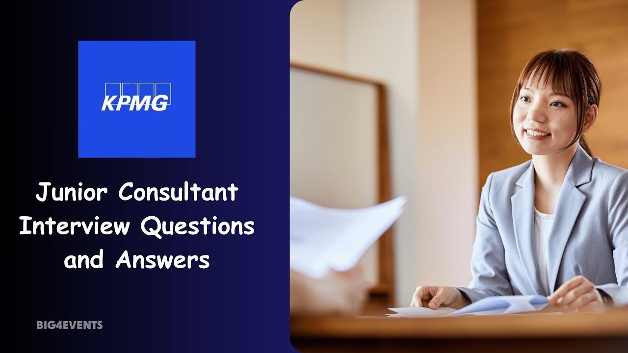 KPMG Junior Consultant Interview | Real Questions & Answers