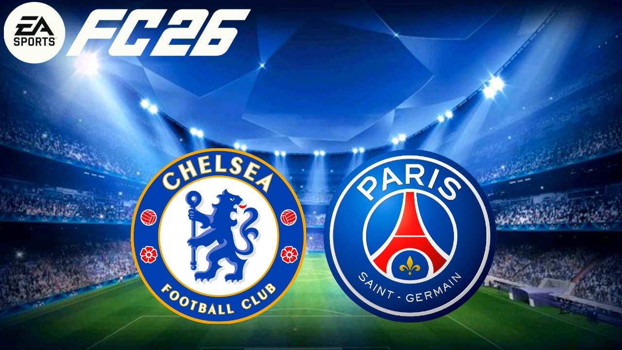 🔴 CHELSEA x PSG CHAMPIONS LEAGUE 2026 SIMULAÇÃO FUTEBOL EA FC 26