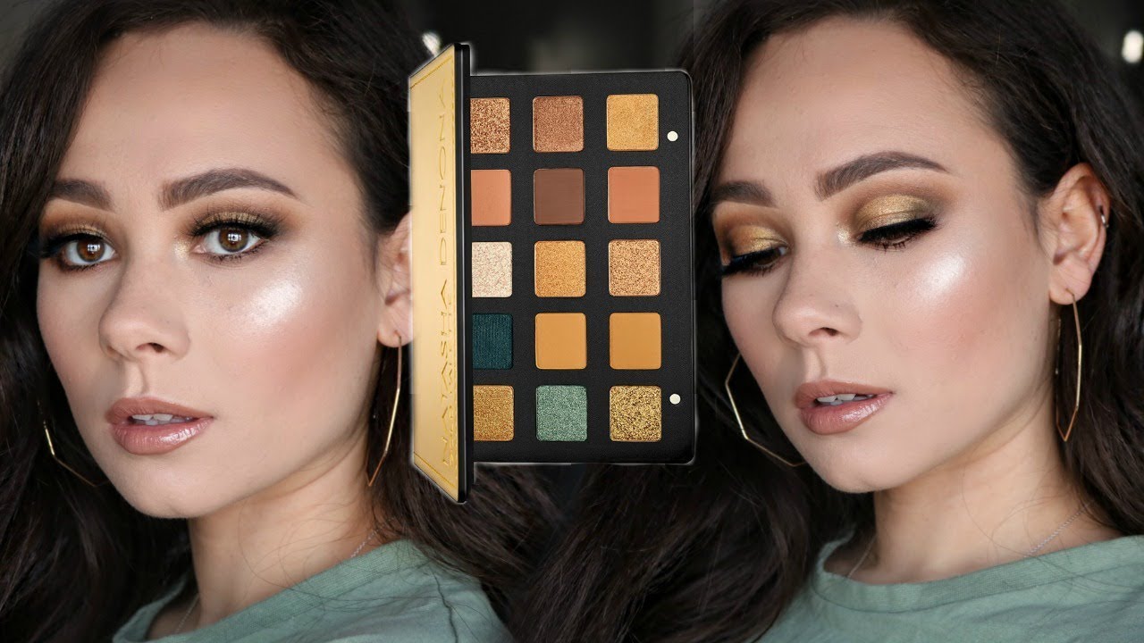 Natasha Denona Tutorial 1 - Natasha Denona Gold Palette