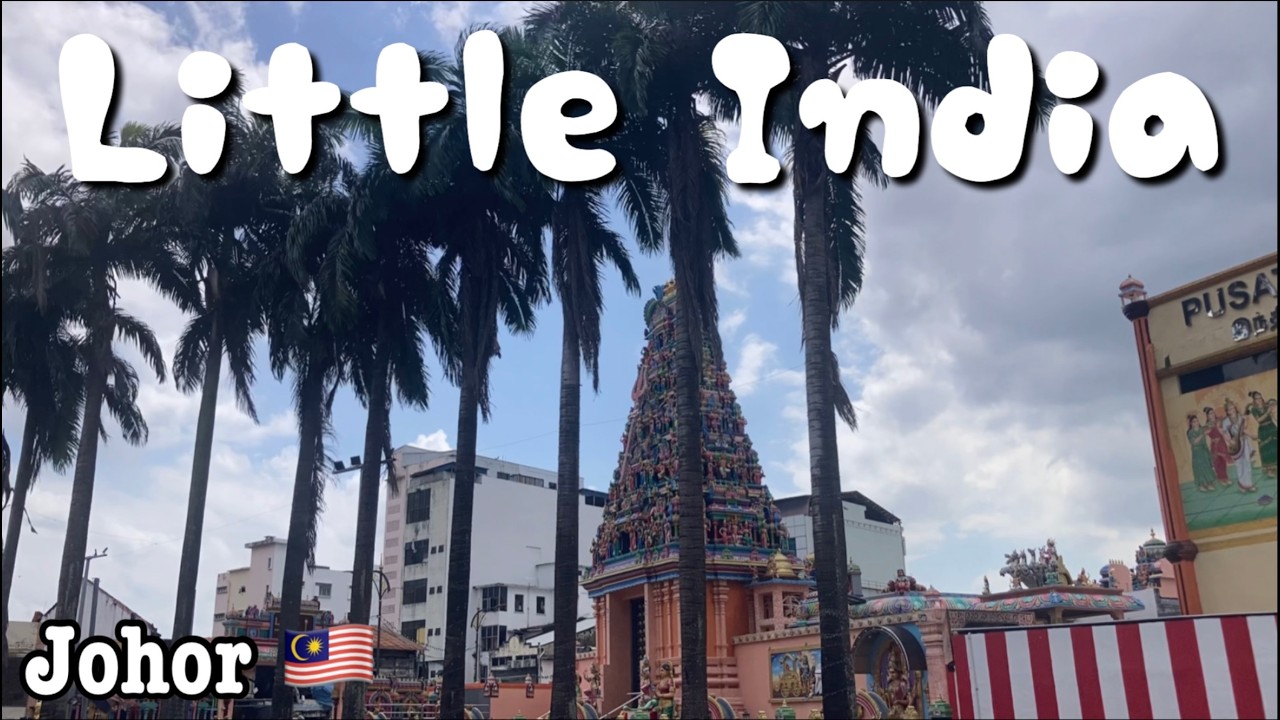 Kota Jail and Little India - Johor - Sights & Scenes in 4K 🇲🇾🚶