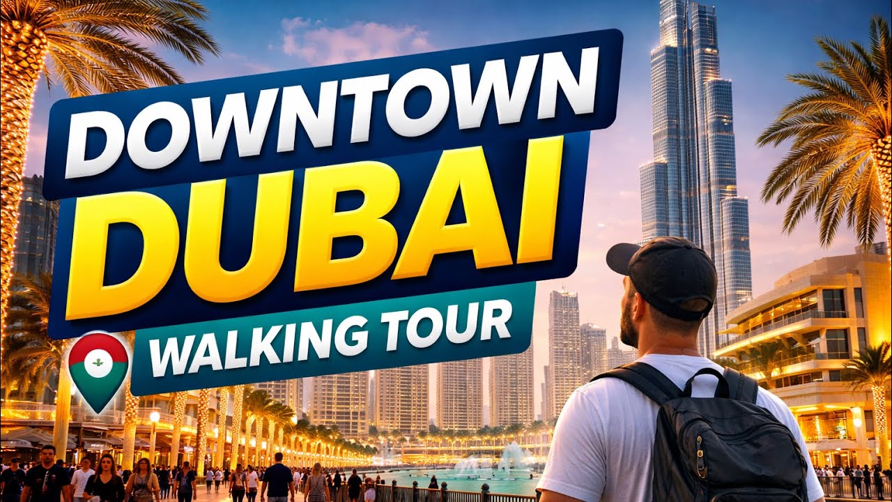 Walking Through Downtown Dubai | 4K City Walk