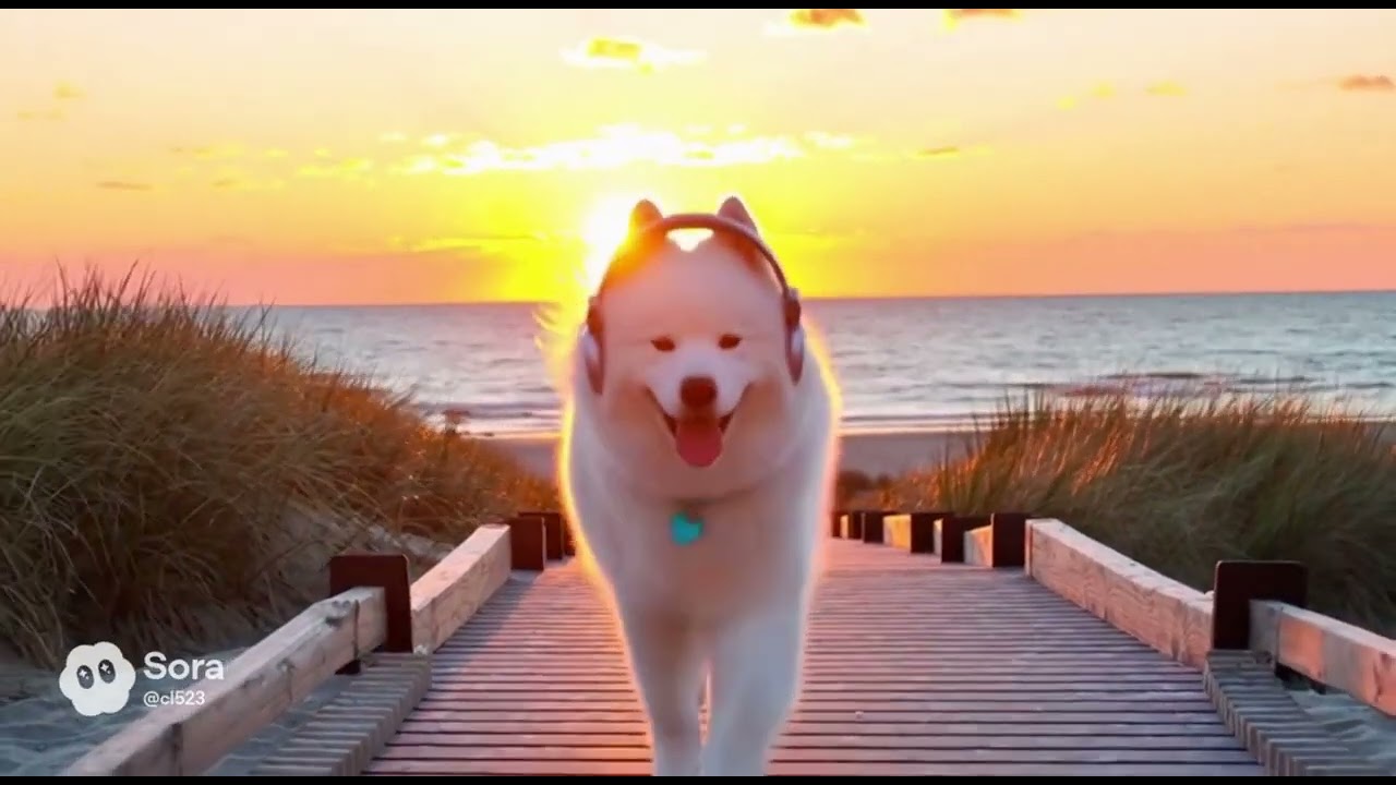Walk with yuki in A Quiet Walk at Sunset 🌅🐾 | Cinematic Lo-Fi Ambience