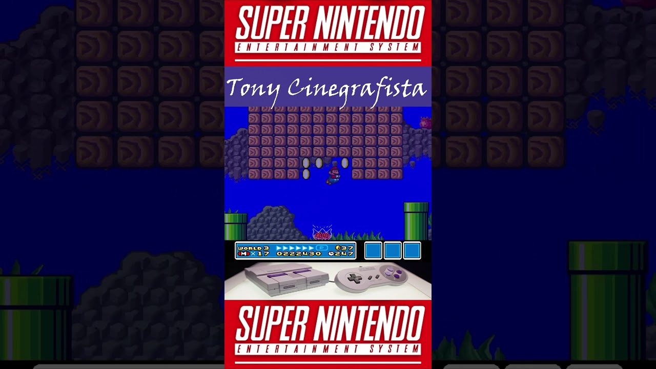 SUPER MARIO BROS. 3 (GR&Aacute;FICOS EM HD) #retrogaming #retro #nostalgia #marioart #nintendo #mariobros3