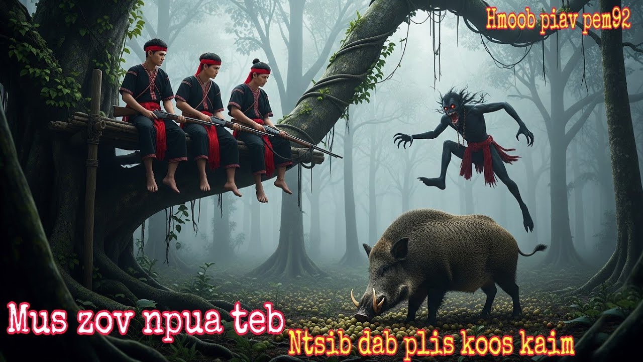 Mus zov npua teb ntsib dab plis koos kaim 12/9/2025