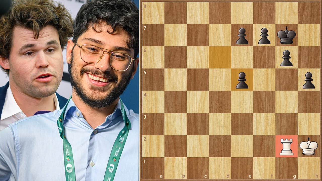 Magnus Has 5 Pawns… Alireza Only a Rook