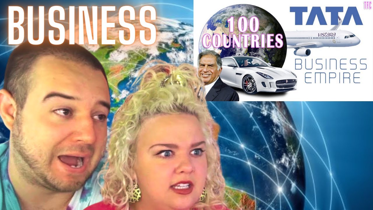 Tata's Business Empire (100 Countries) | Ratan Tata | How big is Tata? | COUPLE REACTION VIDEO