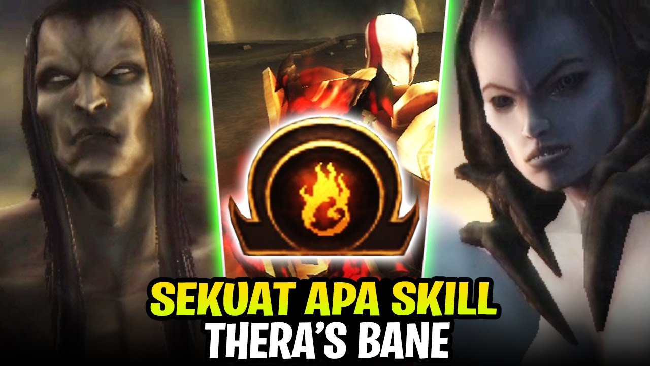 MELAWAN SEMUA BOSS DENGAN SKILL THERA BANE !! - God Of War Ghost Of Sparta (VERY HARD) PSP