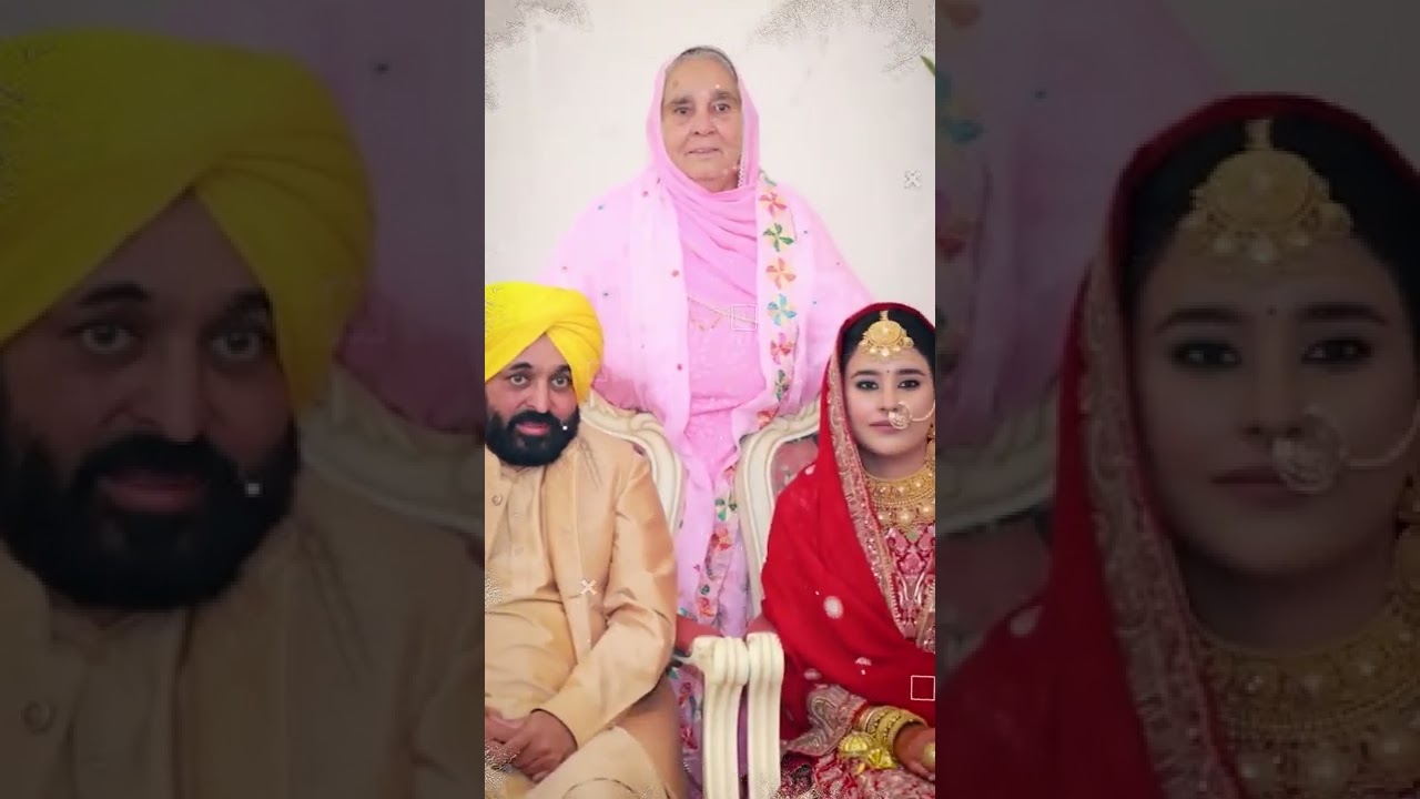 Glimpse of CM @BhagwantMannOfficialwedding !! #bhagwantmann #aamaadmiparty #shorts #punjab