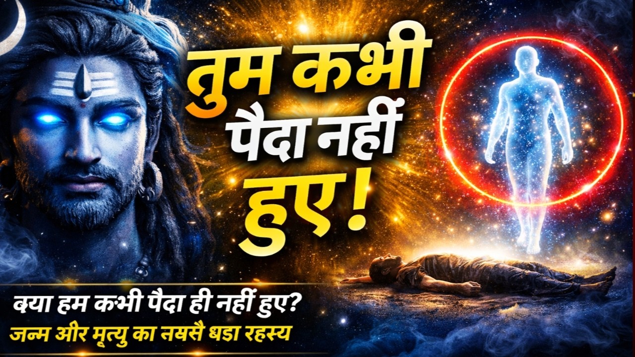 क्या हम कभी पैदा ही नहीं हुए? शिव का चौंकाने वाला रहस्य | Birth Death Reality