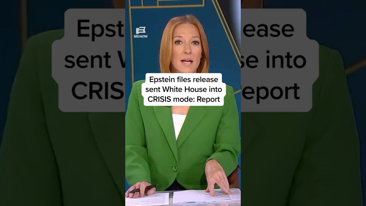 Epstein files release sent White House into CRISIS mode: Report