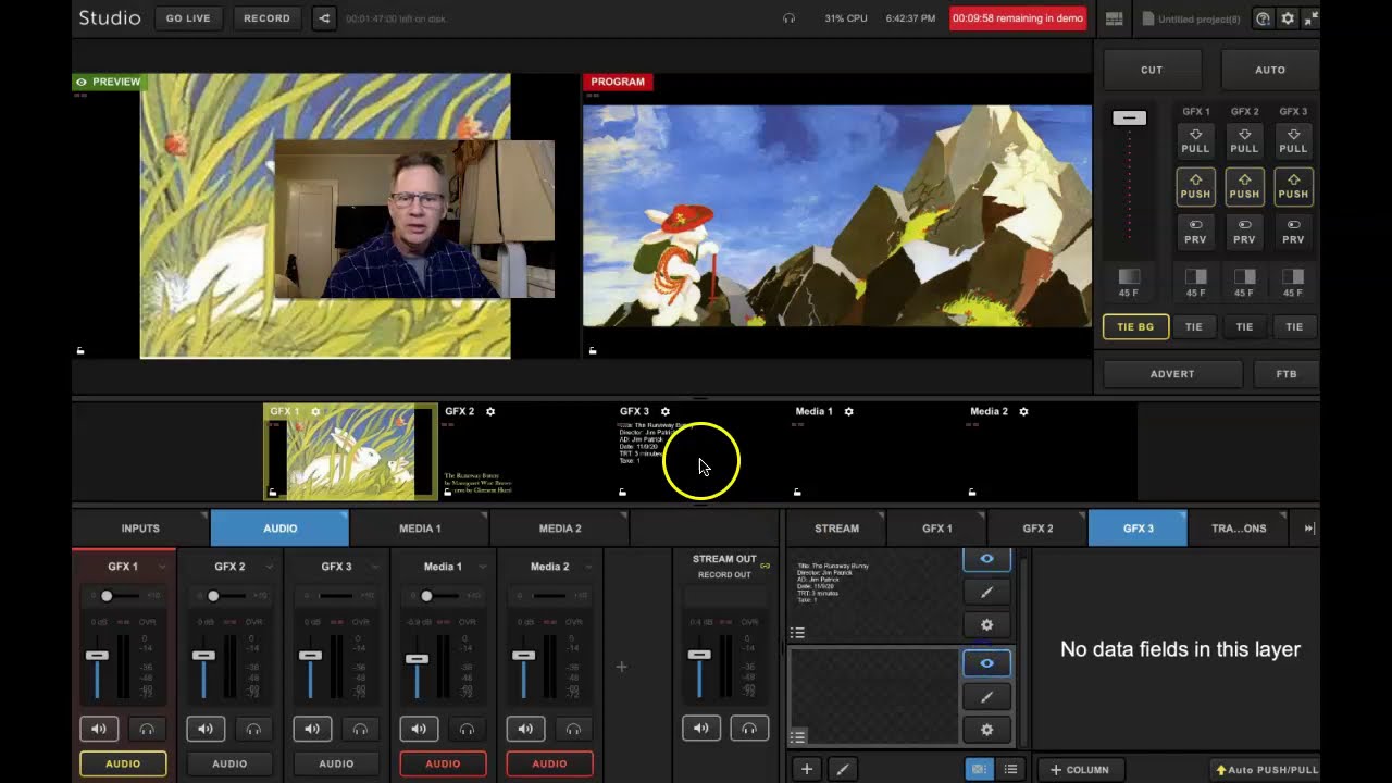 Runaway Bunny Livestream Studio 6