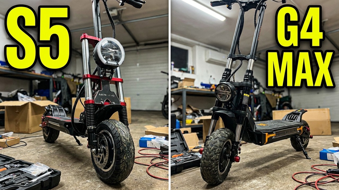 Boyueda S5-11VS Kukirin G4 Max #hulajnoga elektryczna #electricscooter #2×3000W