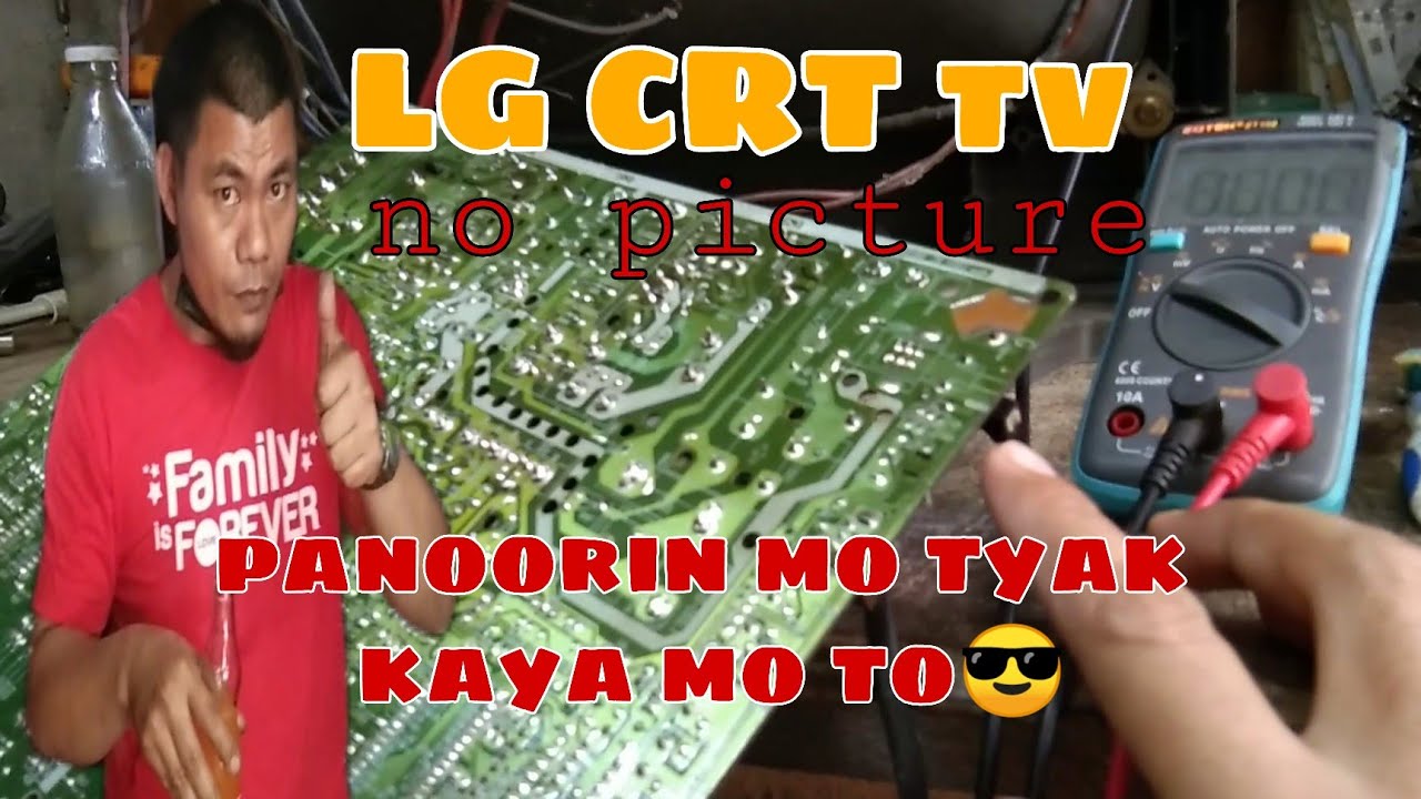 LG CRT Tv no picture done..anu bang parts ang nasira..pang newbei