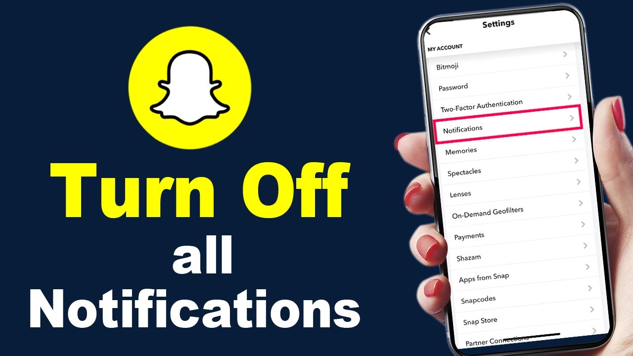 How To Turn Off all Notifications On Snapchat