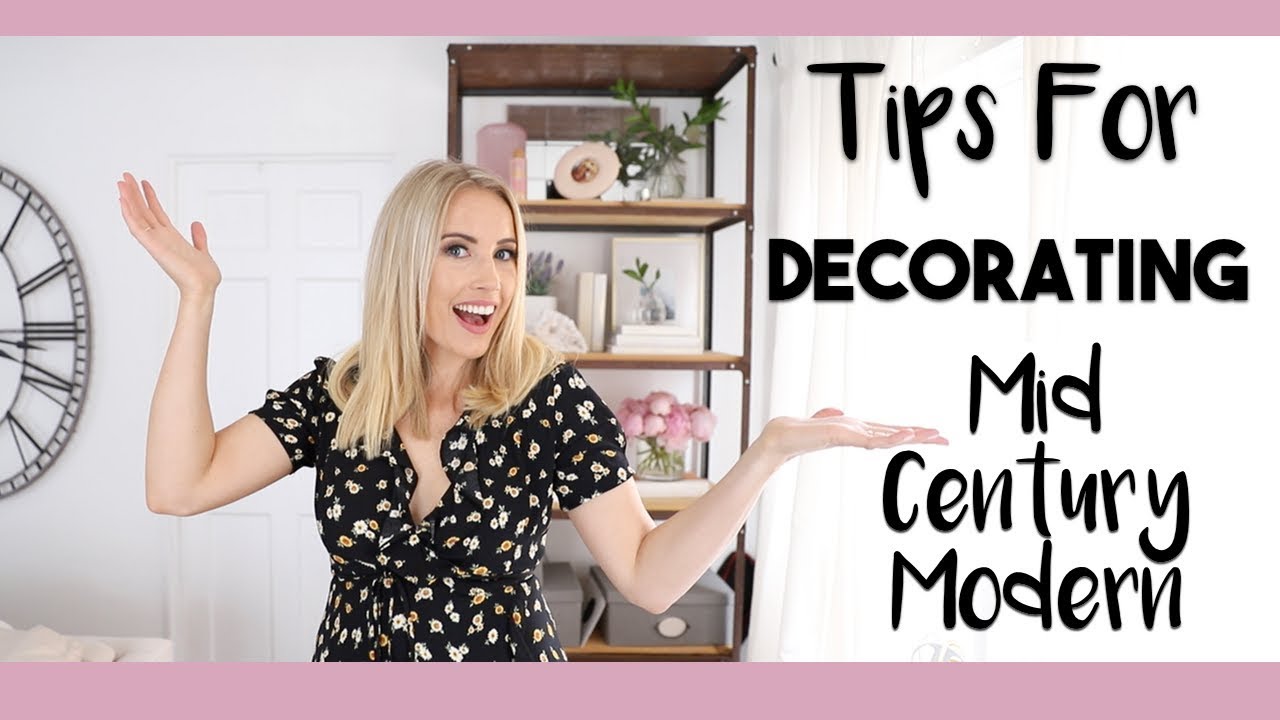 INTERIOR DESIGN | How to Style a MID CENTURY MODERN Apartment