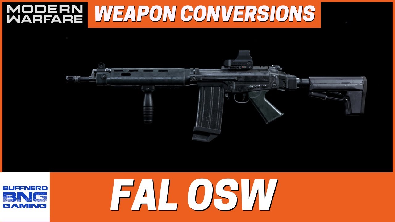 FAL OSW  Weapon Conversion - Call Of Duty Modern Warfare