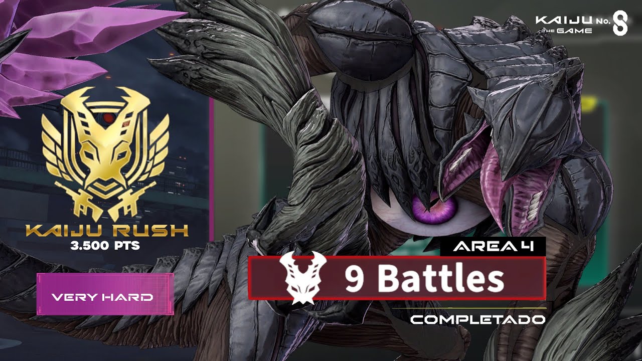 ¿SIN KIKORU GREATSWORD? 😱 ÚLTIMA ÁREA de KAIJU RUSH COMPLETADA | Kaiju No. 8 The Game