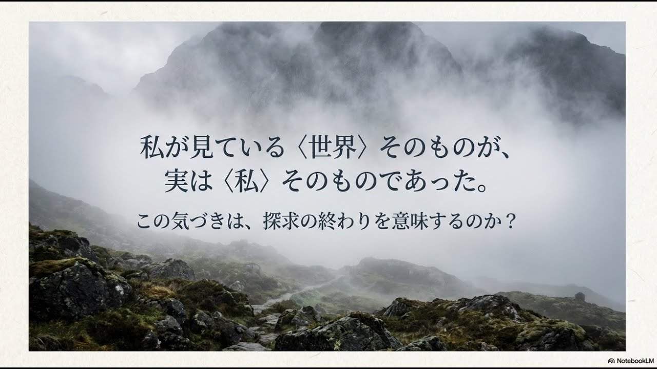 世界は「私」だったという気づき