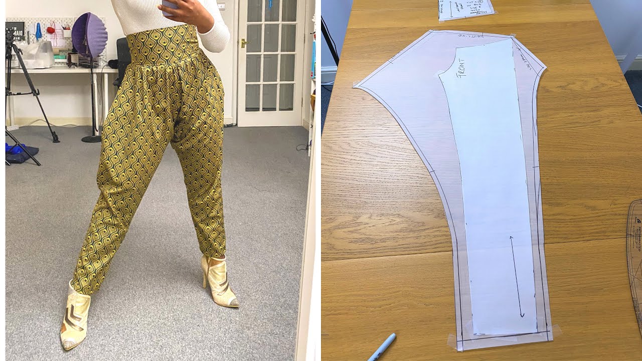 HOW TO MAKE HAREM PANTS FOR WOMEN | KIM DAVE