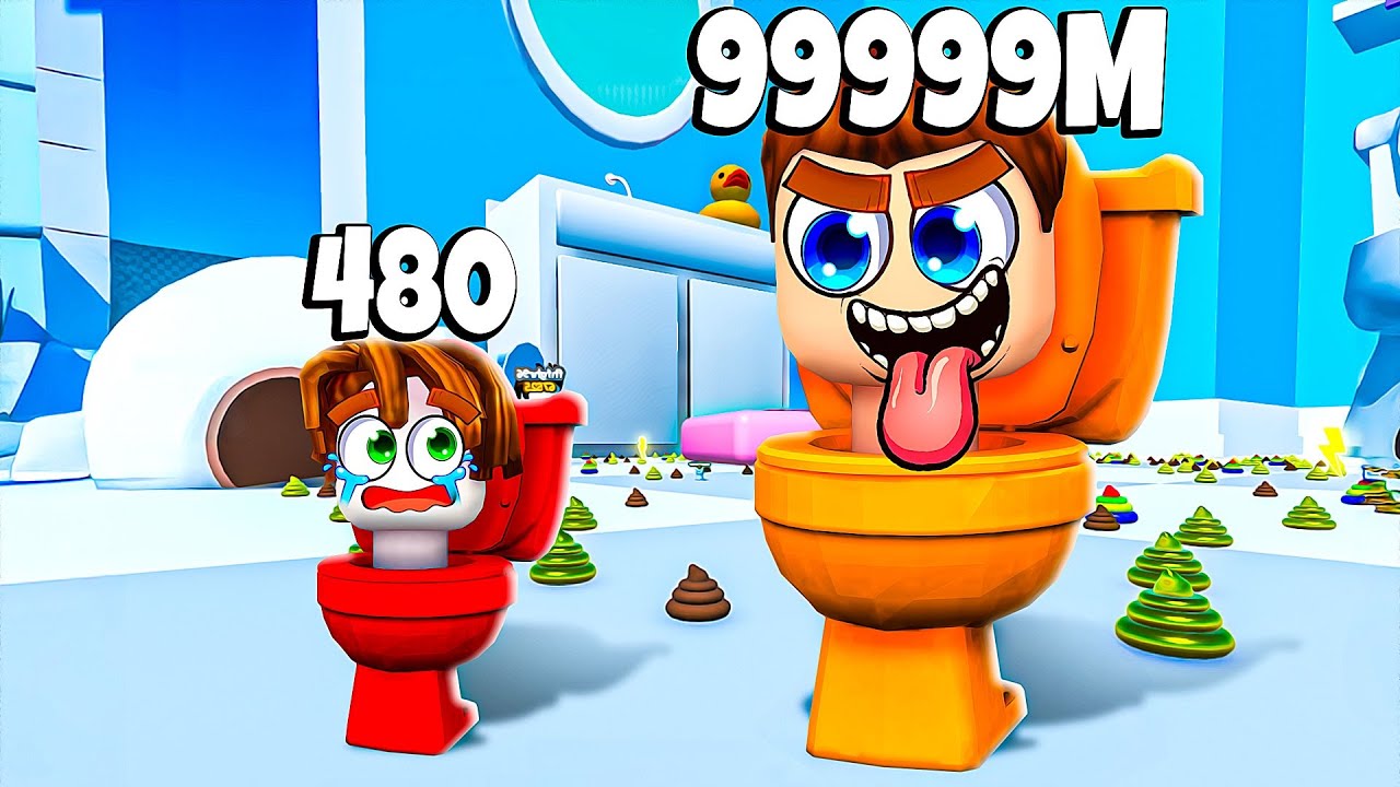 Ich werde zur GRÖSSTEN TOILETTE in Roblox!🚽