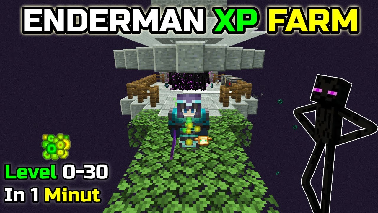 Cum Sa Faci o Ferma de Endermani One Hit | Tutorial Minecraft 1.20+