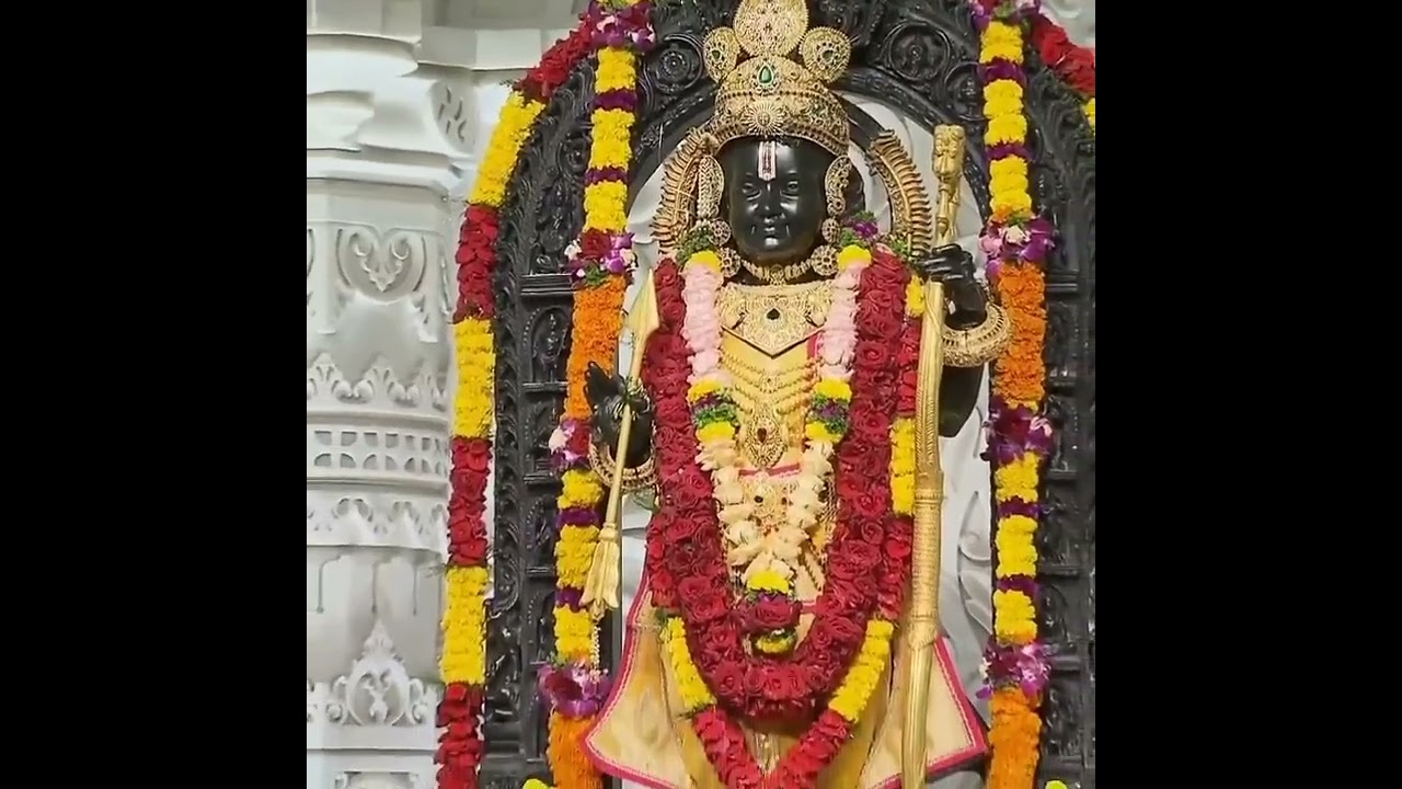 #श्री #रामलला #रामजन्मभूमि मंगला श्रृंगार आरती दर्शन दिनांक–17-10-24 गुरुवार #viral #video #ram