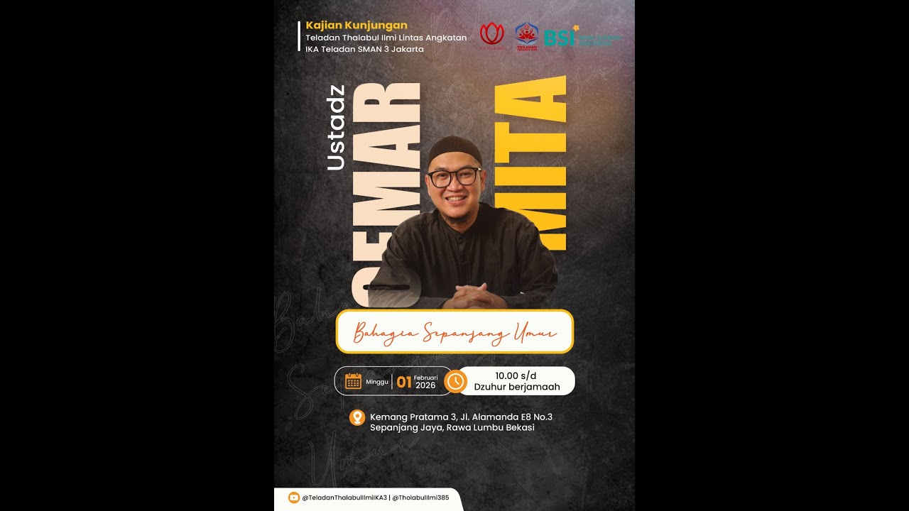 🔴 LIVE | KAJIAN  KUNJUNGAN TELADAN THALABUL ILMI LINTAS ANAKATAN