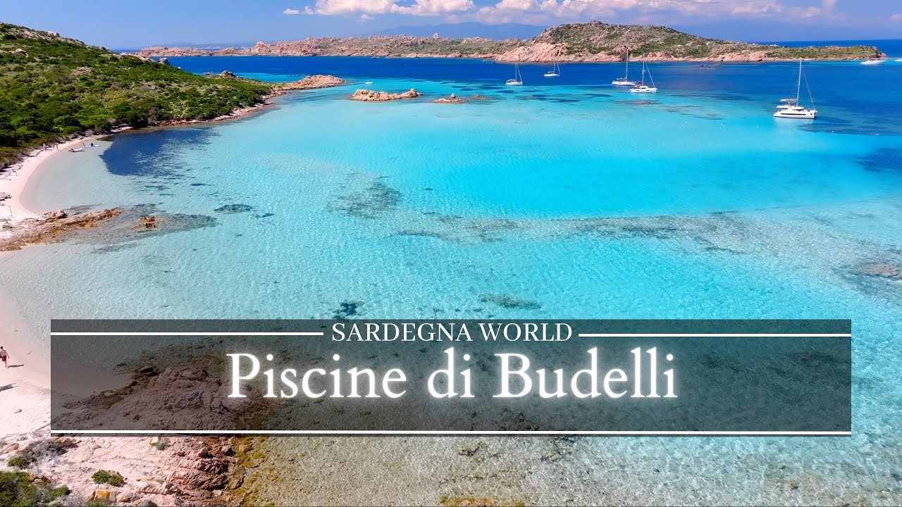 Piscine Naturali di Budelli e spiaggia del Cavaliere [ 4K ] Sardegna World by drone