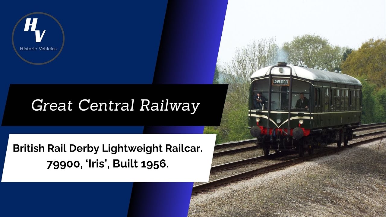 British Rail Derby Lightweight Railcar. 79900 ‘Iris’, at the Great Central Railway.