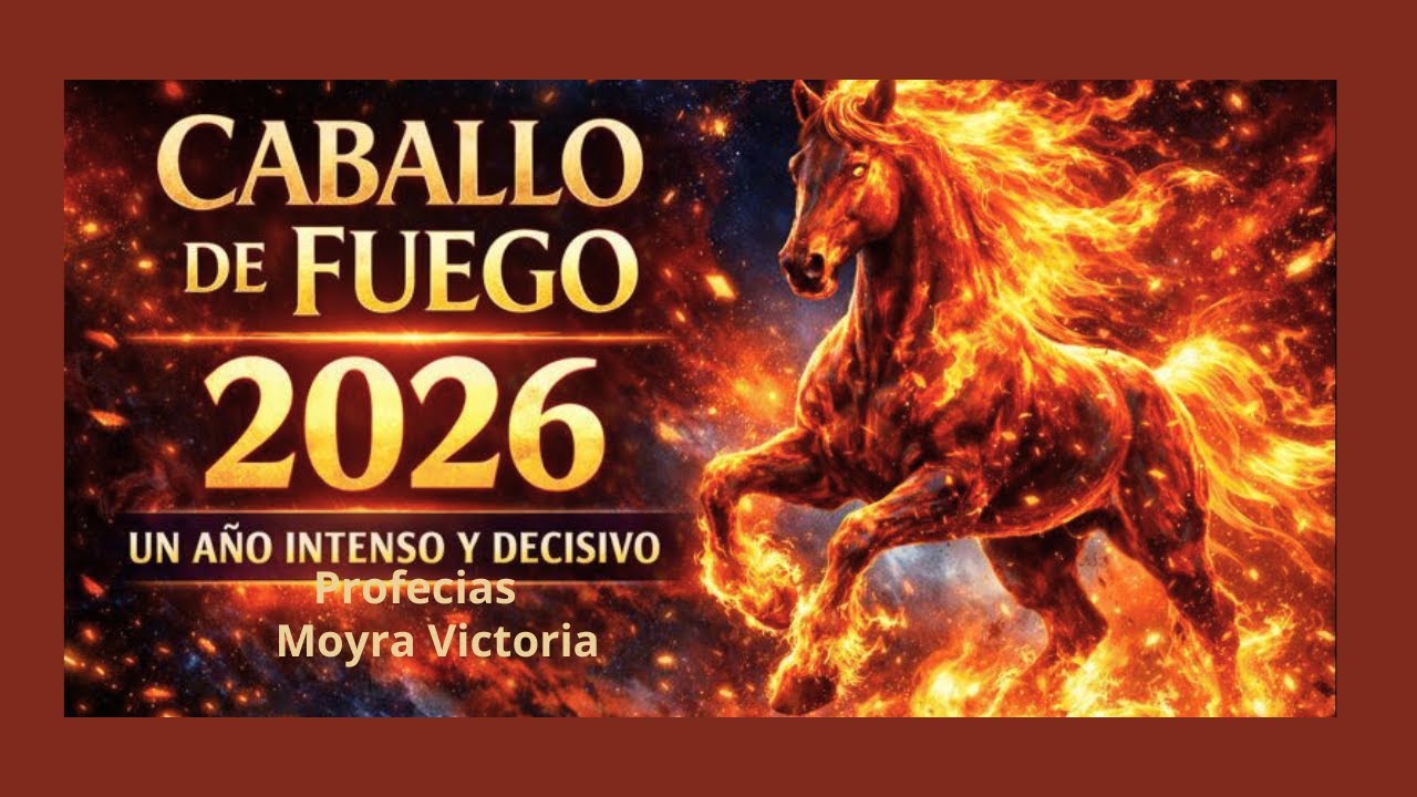 👉 🔥⚠️ CABALLO DE FUEGO 2026: UN A&Ntilde;O INTENSO Y DECISIVO | Profecias Moyra Victoria Espiritual