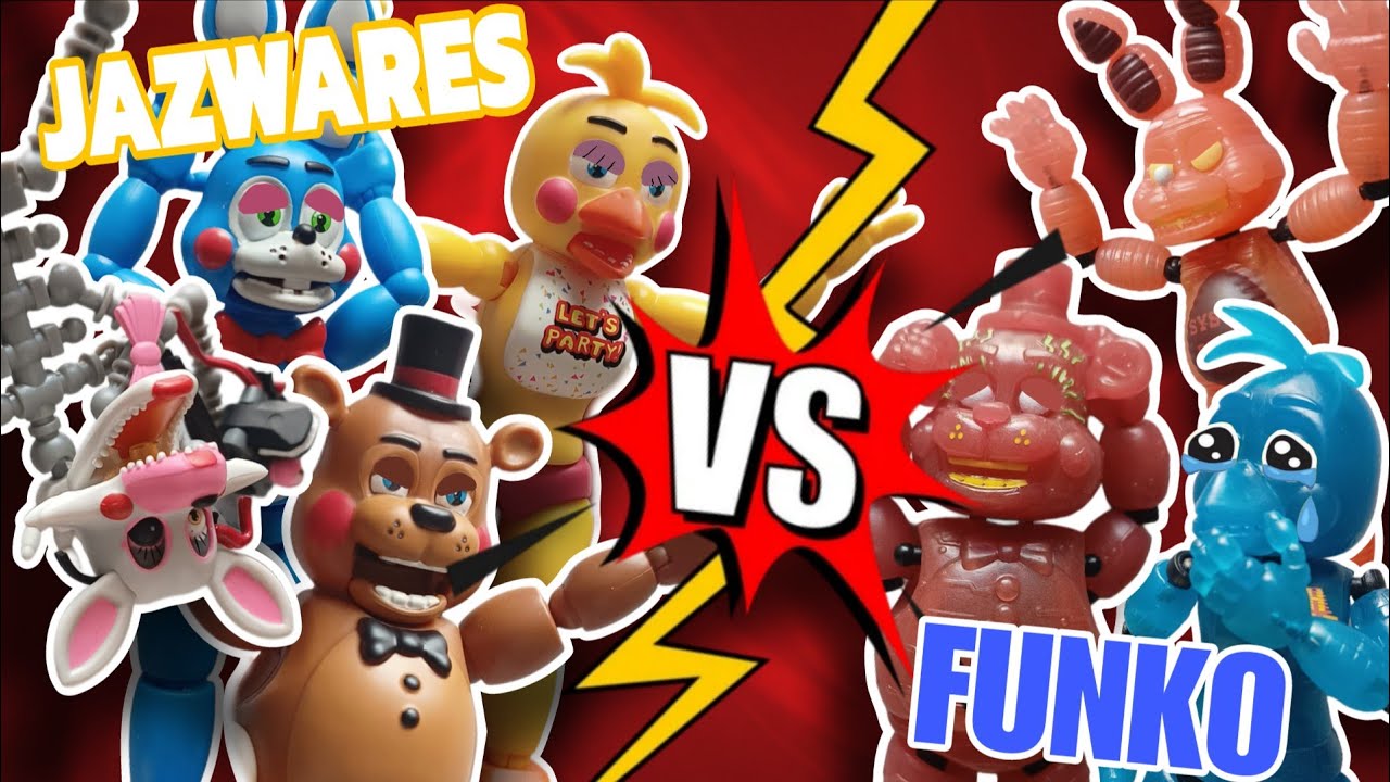 ¿QUE MARCA ES MEJOR en FNAF!? Jazwares VS Funko (UNBOXING FNAF 2)