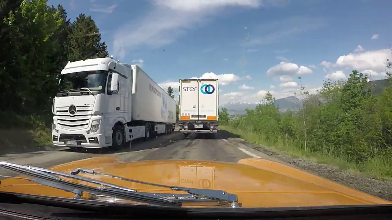 MGB GT onboard D1075 Col de la Croix Haute Northbound