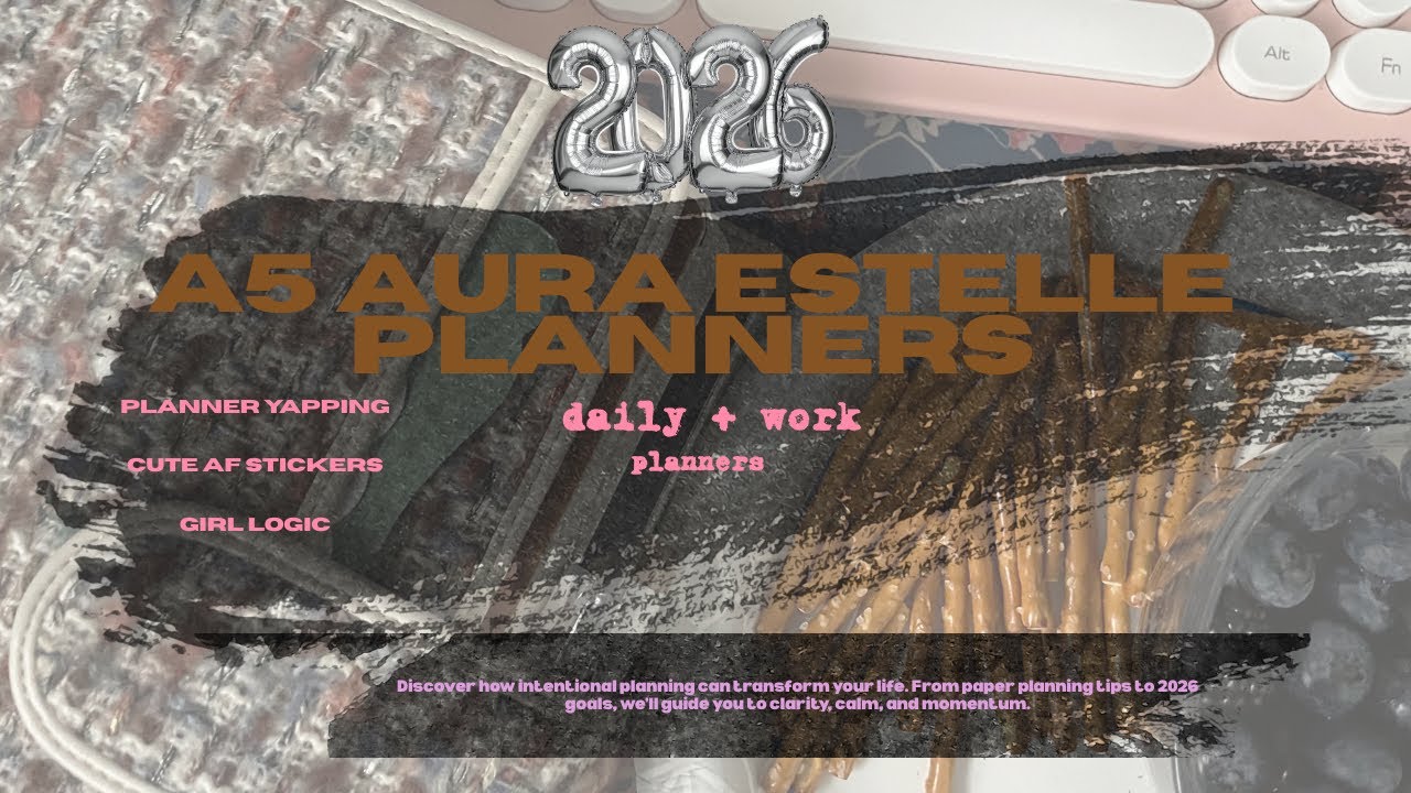 Daily + Work Planers for 2026 | Cozy Planning System for Busy Lives