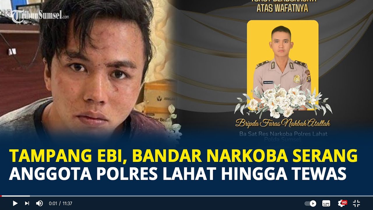Tampang Ebi, Bandar Narkoba Serang Anggota Polres Lahat Hingga Tewas, Pelaku Ditembak Polisi