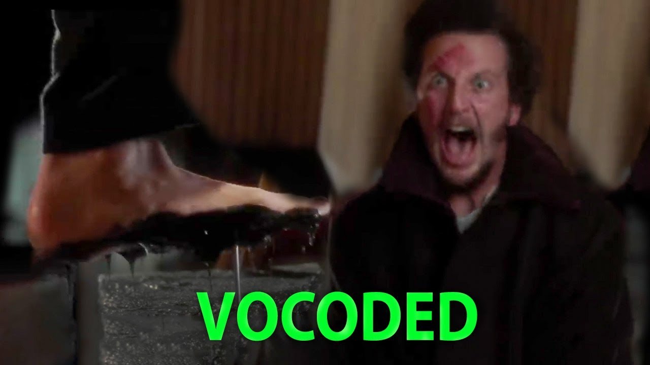 Home Alone Marv steps on a nail - Vocoded in 14 different ways