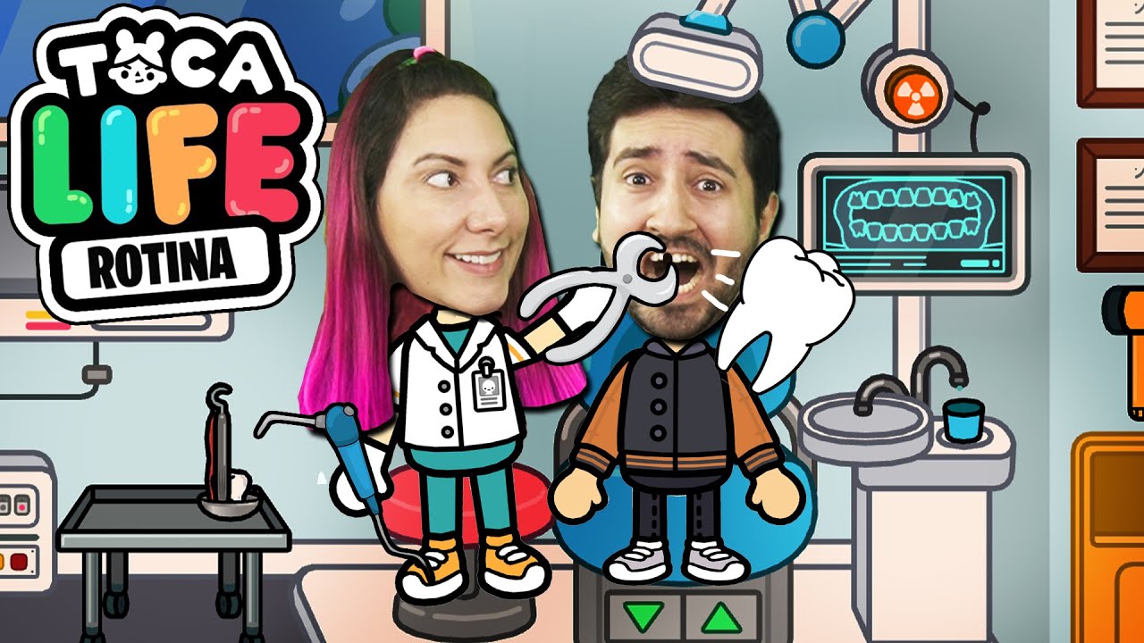 NOSSA ROTINA no DENTISTA no Toca Life