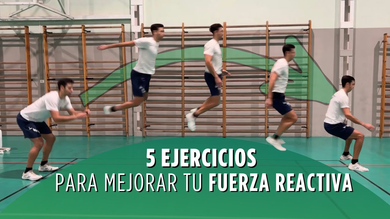 5 ejercicios para mejorar la FUERZA REACTIVA en BÁDMINTON 🏸