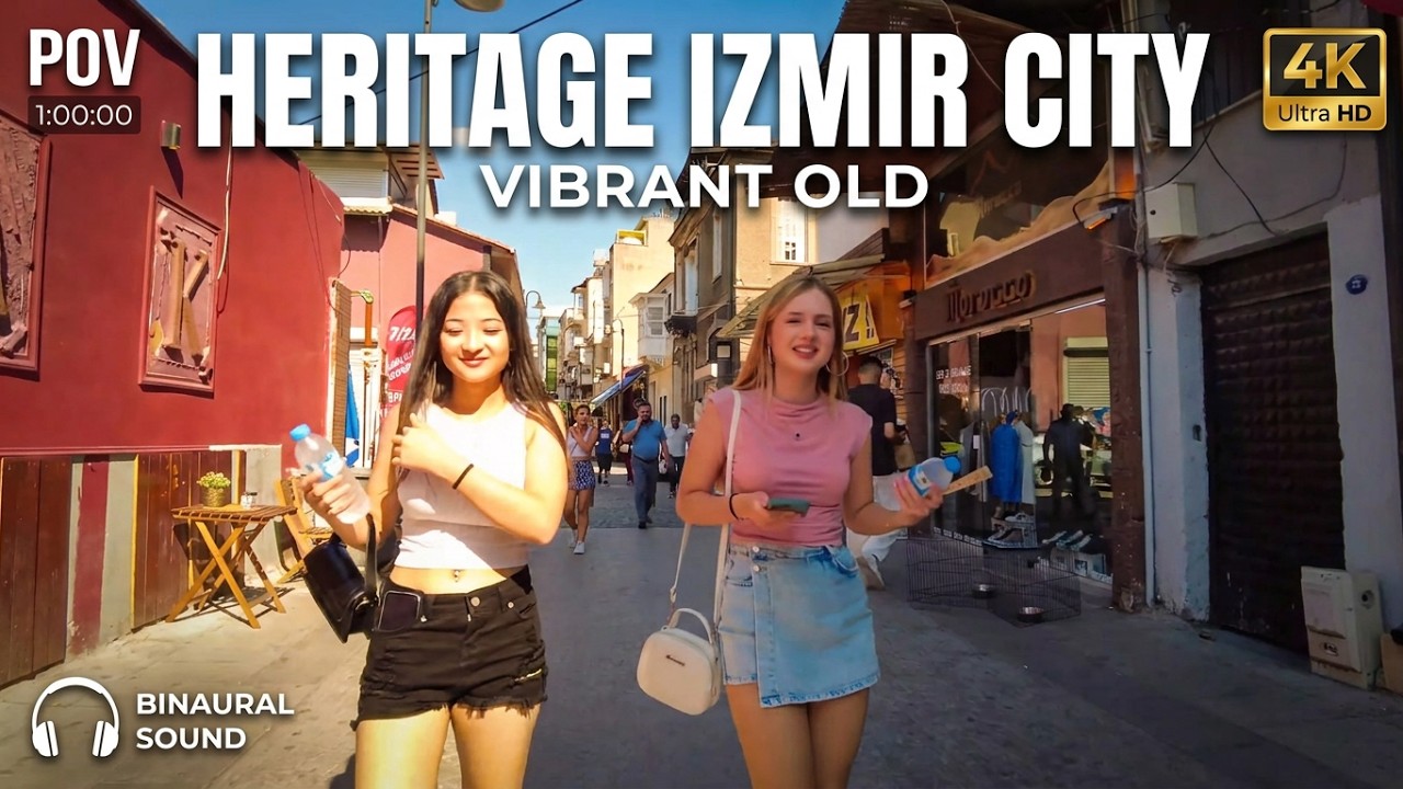 Izmir City Walk • TÜRKİYE 4K60fps | POV Old Town