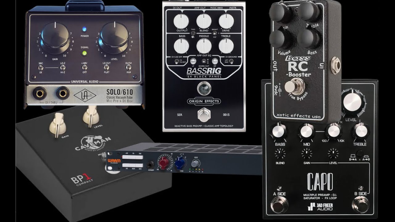 Bass Preamp Shootout - CAPO/ BP1/ Black Panel/ Solo610/ WA73 and more