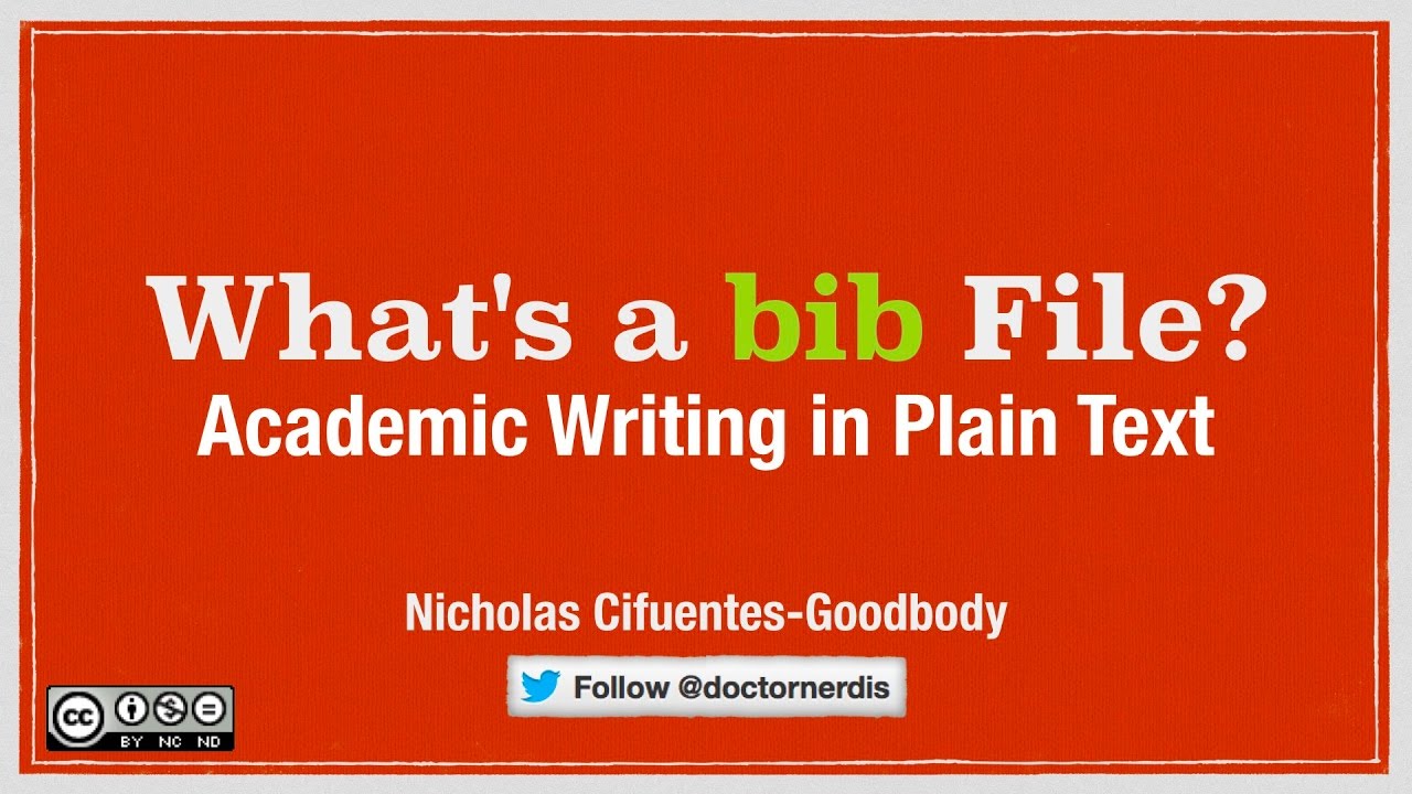What's a bib file?